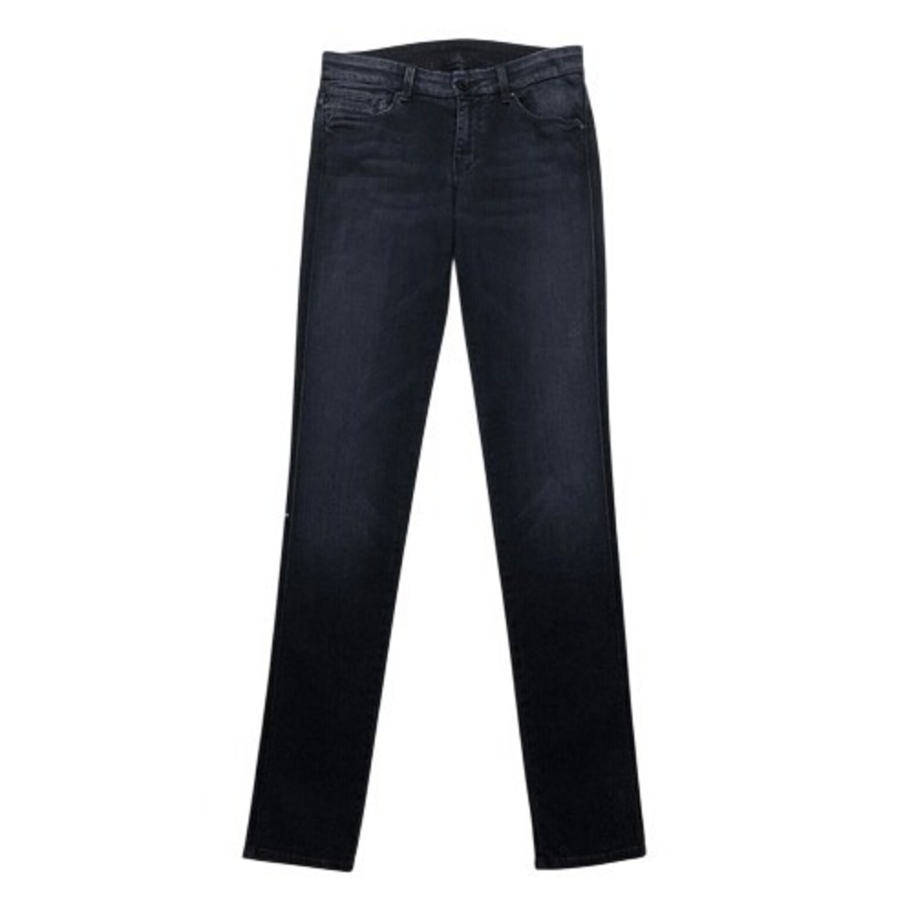 7 For All Mankind 7FAM Skinny A-Pocket Jeans Vintage Black Wash Size 26